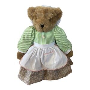 Vermont Teddy Bear Company Grandma Jointed Plush Complete Outfit NEW